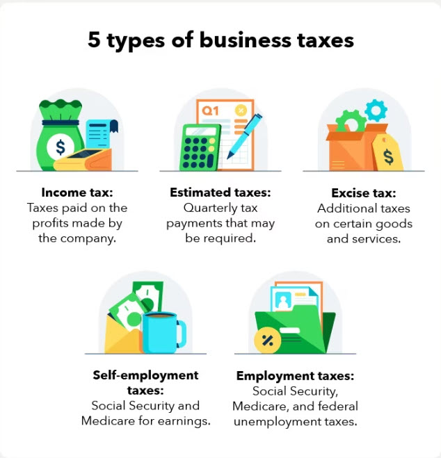 5 types of business tax